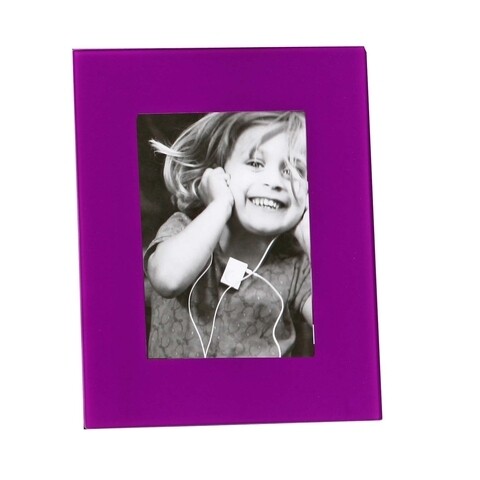 Rama foto abbey, versa, 13x18 cm, sticla, lila