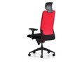 Scaun de birou, Bürotime, COM-CHR-A001496, 65x120x58 cm, Roșu/Negru