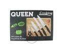 Set cutite de bucatarie, Cooking by Heinner, 8 piese, negru