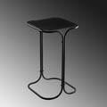 Masuta de cafea, Cerritos, Shb-001, 30x52x30 cm, Metal, Negru