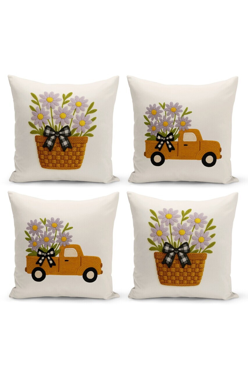 Set fete de perna, Artpnchset4-48, Poliester, Multicolor — imaginea 4