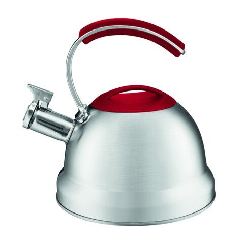 Ceainic lotis, ambition, 2 l, inox, maner rosu