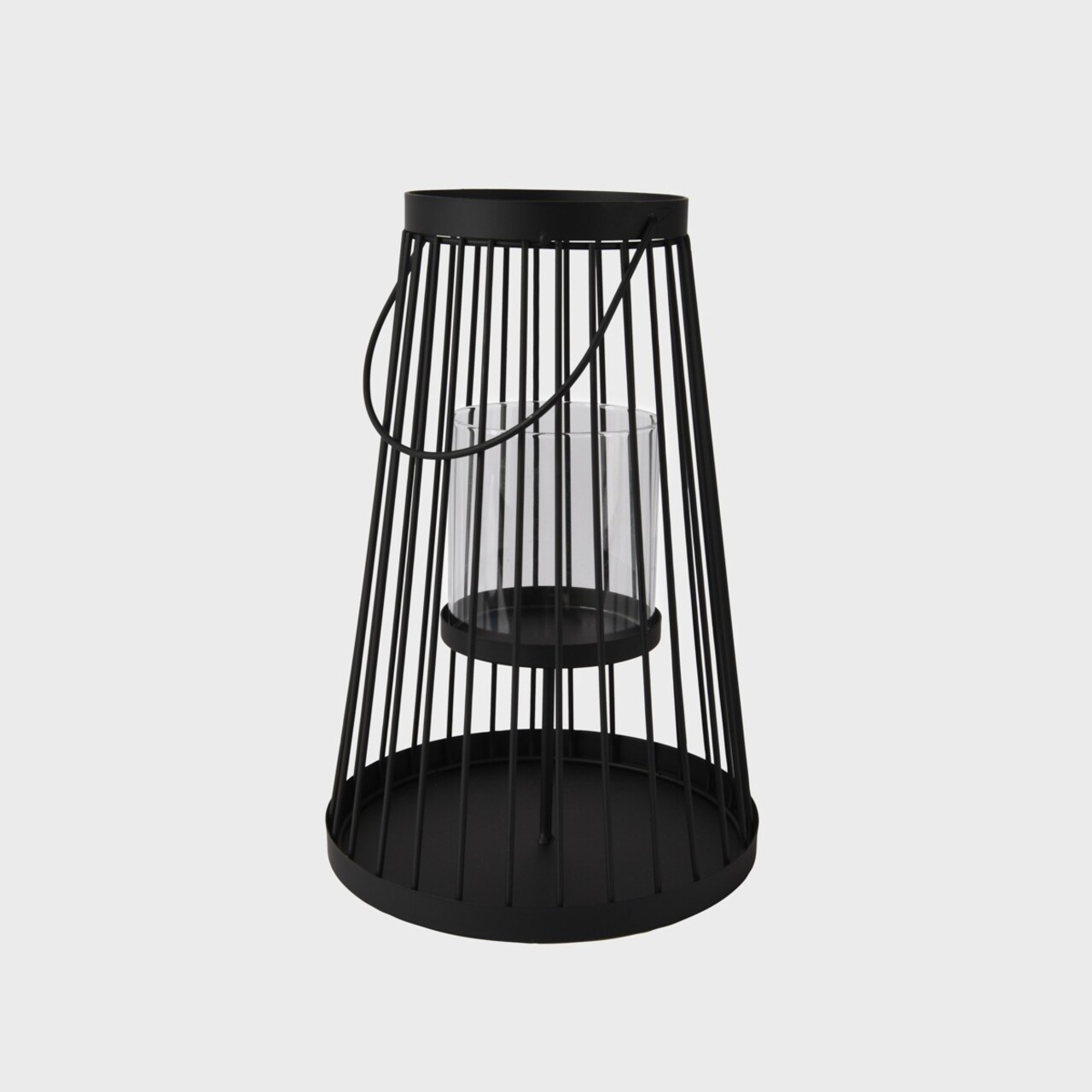 Felinar Verano, Homla, 20x30 cm, metal, negru