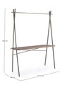 Masa Exhibitor, Bizzotto, 151.5 x 48 x 198 cm, otel