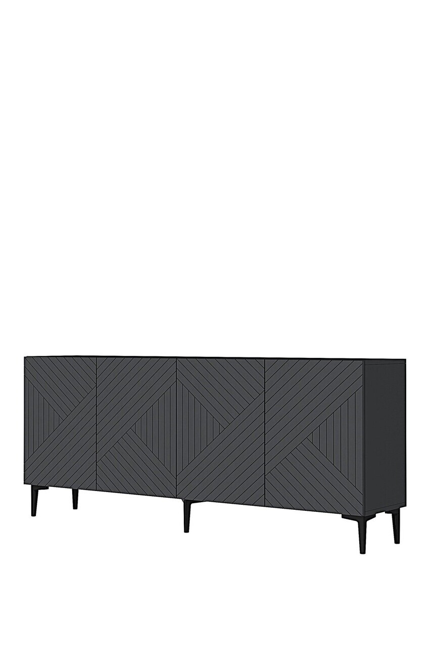 Consola, Hanah Home, Ferrro 180, 180x75x32 cm, Antracit — imaginea 4