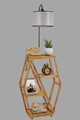 Lampadar, Luin, 534LUN4124, Metal, Gri deschis