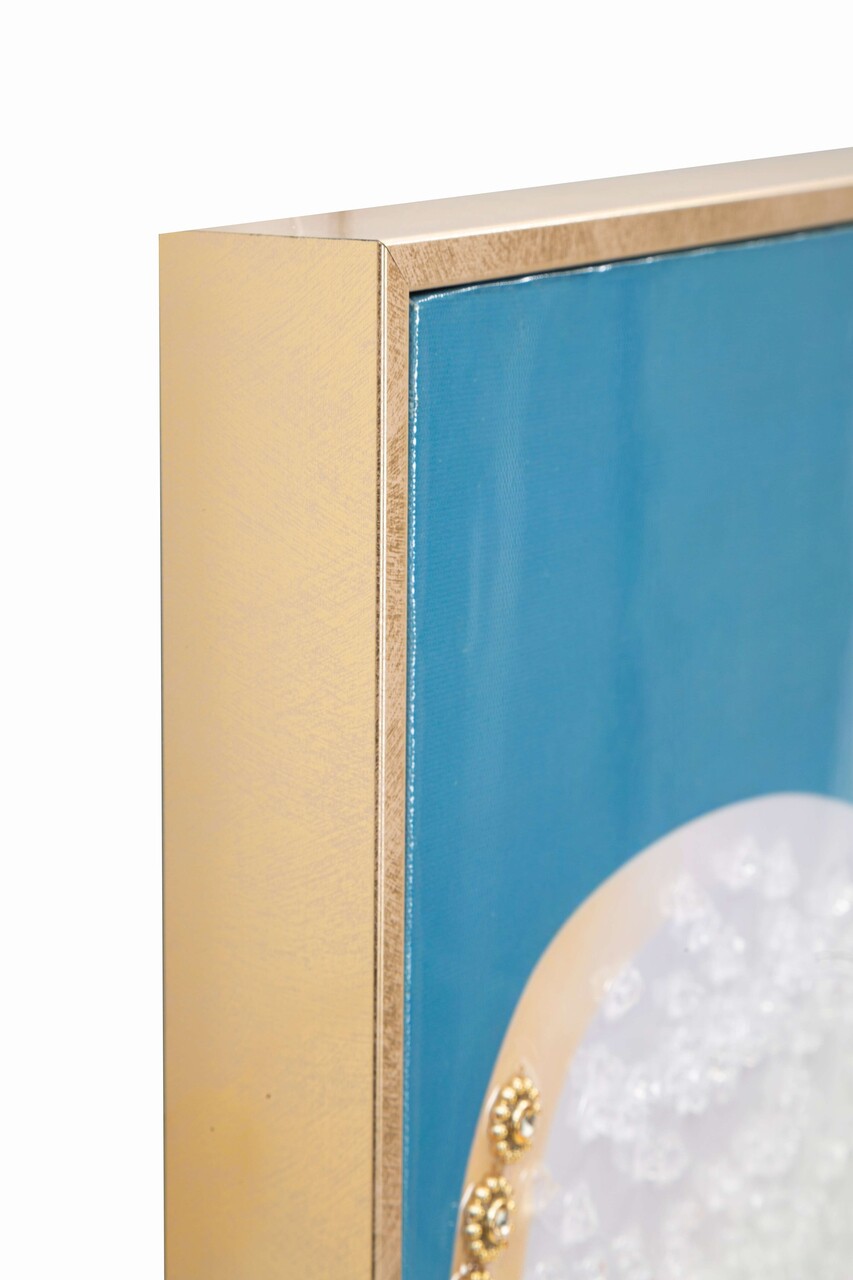 Tablou decorativ Dori -B Mauro Ferretti 62x92 cm lemn de pin/canvas pictat si lacuit multicolor