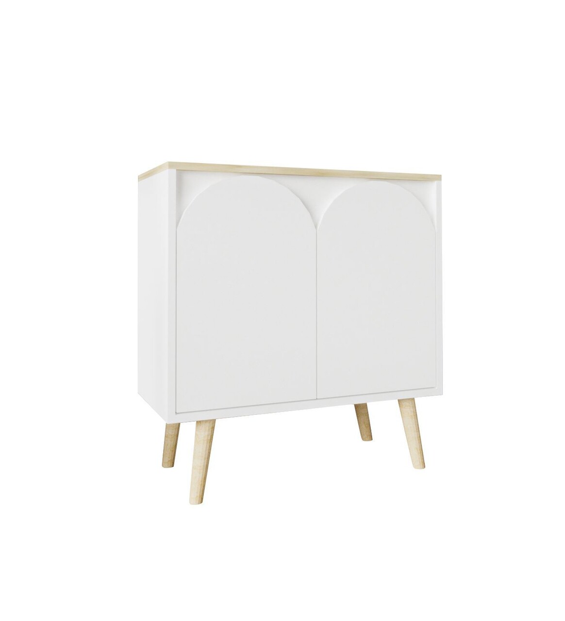 Consola, Hanah Home, Venezia 75, 76x80x30 cm, PAL, Stejar Safir / Alb - view 5