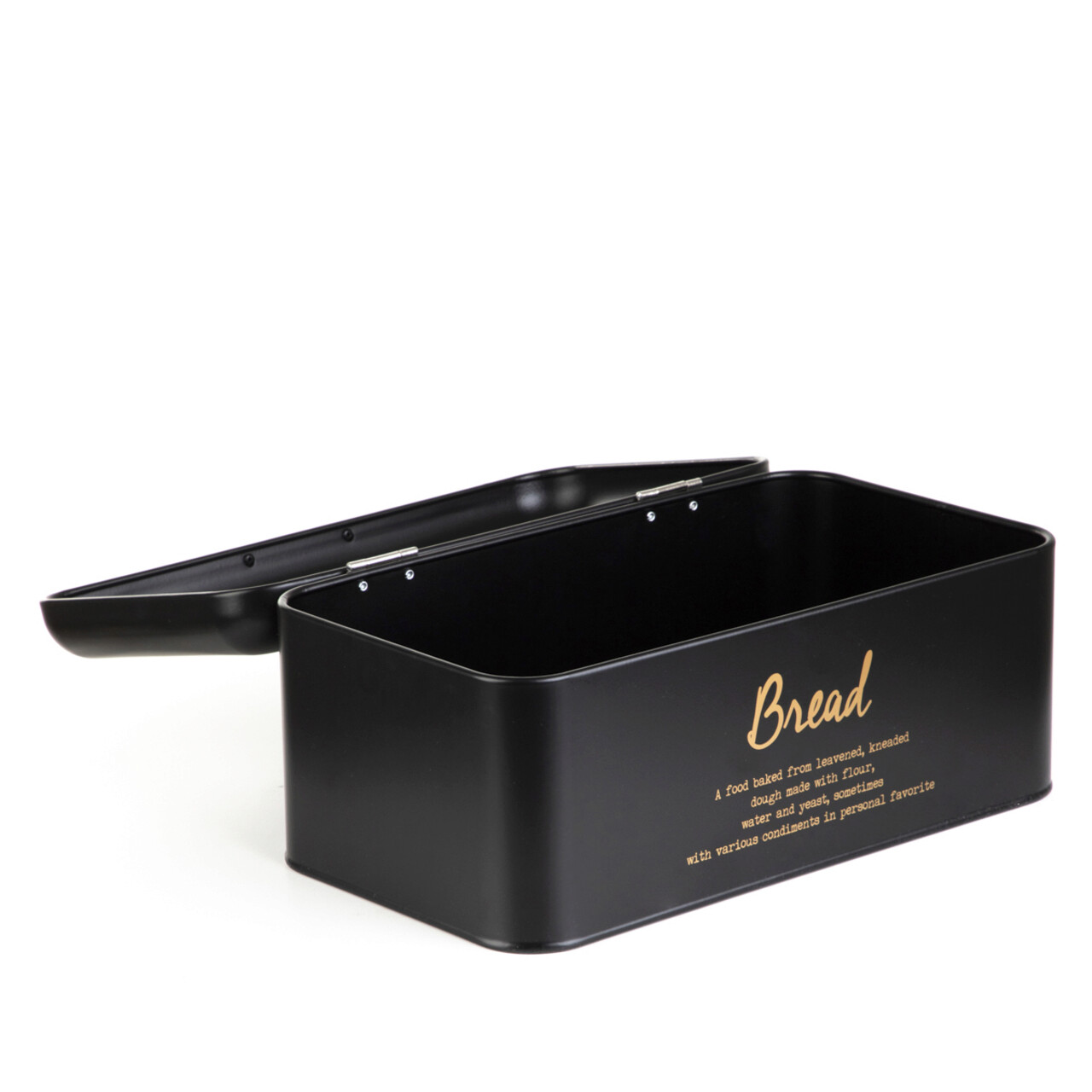 Cutie pentru paine Escille, Homla, 33x19x15 cm, inox, negru - imagine 5