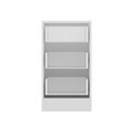 Dulap pentru bucatarie, Hanah Home, Minar, 45x87x58 cm, Alb
