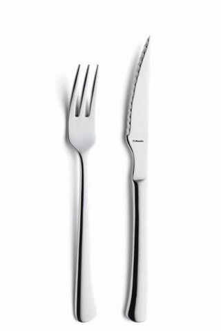 Set tacamuri pentru friptura, 12 piese, amefa, chuletero, inox