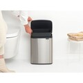 Cos de gunoi, Brabantia, Bo Small, 12 L, 23x29.5x37.5 cm, otel, argintiu