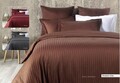 Lenjerie de pat dubla, Exclusive Line - Brown, Primacasa by Türkiz, Bumbac Satinat