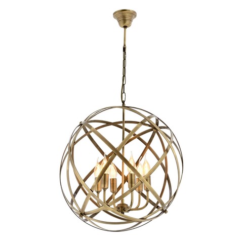 Lustra, AV-4183-6E, Avonni, 50 x 90 cm, 6 x E14, 40W, aramiu antic Avonni