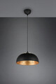 Lustra Punch, RL, 35x150 cm, 40W, 1x E27, metal, negru mat