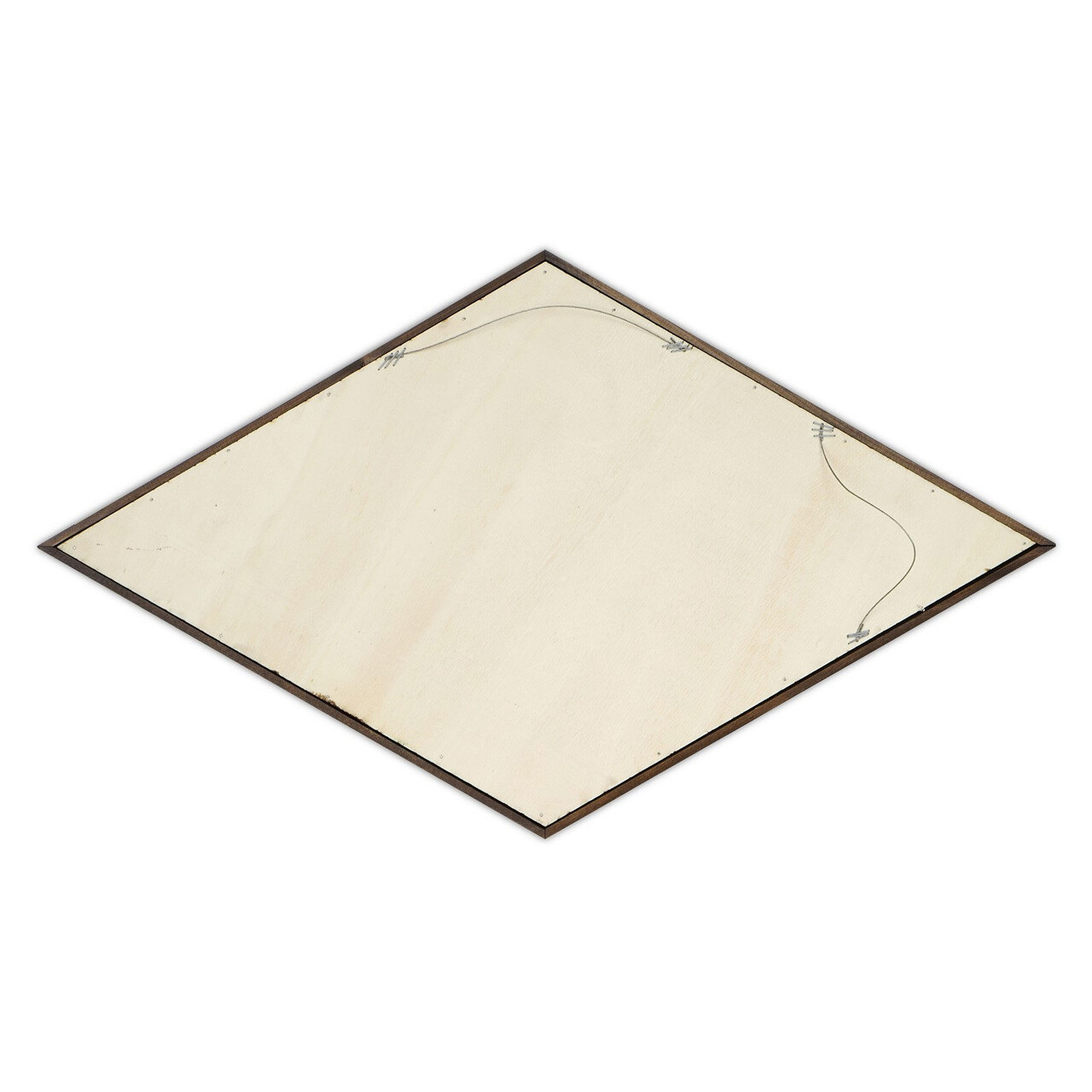 Decoratiune de perete, ART030, Lemn masiv, Dimensiune: 59 x 35 x 3 cm, Multicolor