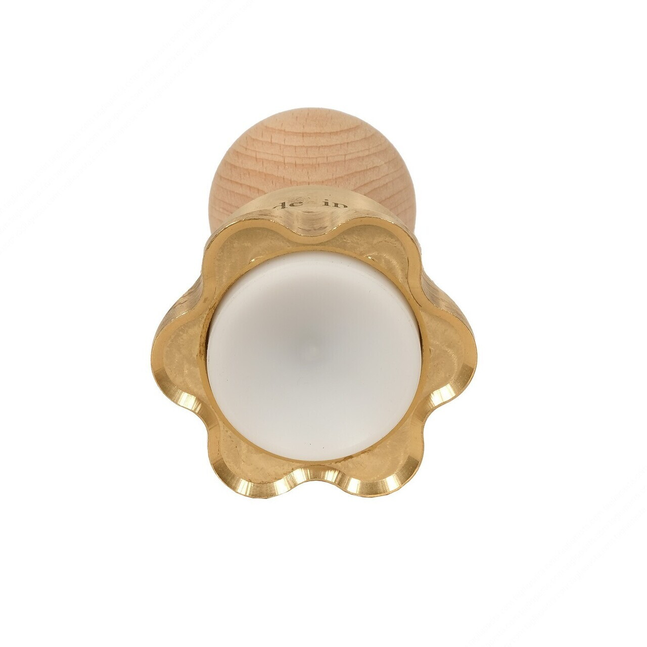 Matrita ravioli, forma floare, alama, 10,5 x 6 cm - Zokura - view 3