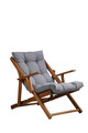 Sezlong, Grace, 591GRC1208, Lemn de fag, Gri
