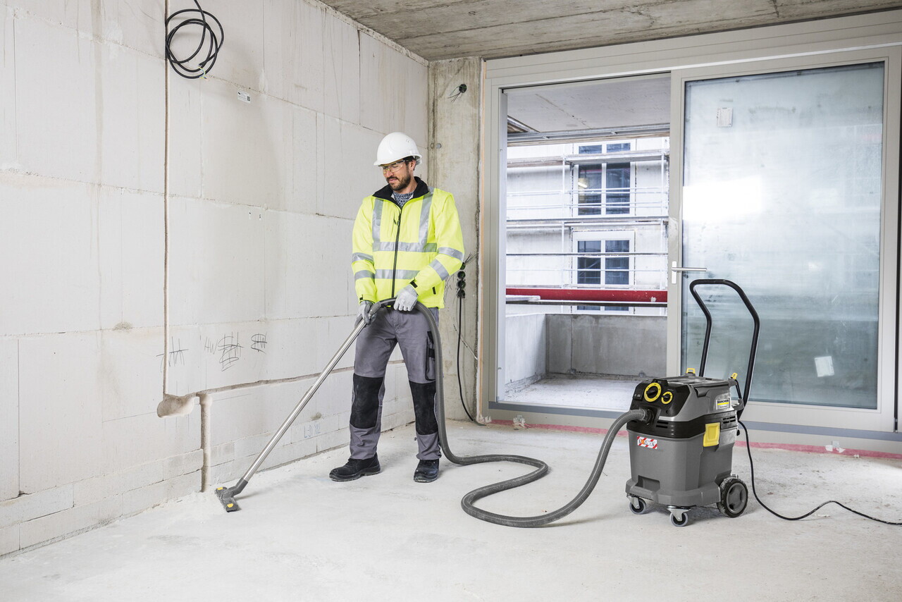 Aspirator umed-uscat profesional NT 40/1 Tact Te L, Karcher, gri — imaginea 3