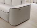 Coltar stanga 4 locuri ELTAP, Ume, 287x190x88 cm, lemn/poliester, alb/bej