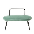 Bancheta Ina, Homla, 95x45x61 cm, catifea, verde