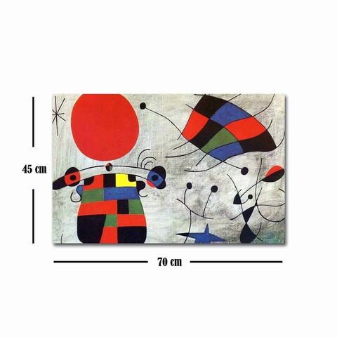 Tablou decorativ, FAMOUSART-078, Canvas, Dimensiune: 45 x 70 cm, Multicolor
