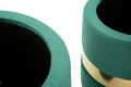 Set 2 taburete cu spatiu depozitare Sheffild, Mauro Ferretti, 37x42 cm, 28x35 cm, fier/MDf/poliester, verde