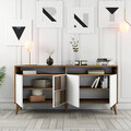Consola, Hommy Craft, Milan 160, 160x78x35 cm, Nuc/Alb
