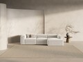Coltar dreapta 3 locuri, Bergamo, Cosmopolitan Design, 304x152x70 cm, tesatura structurata, bej