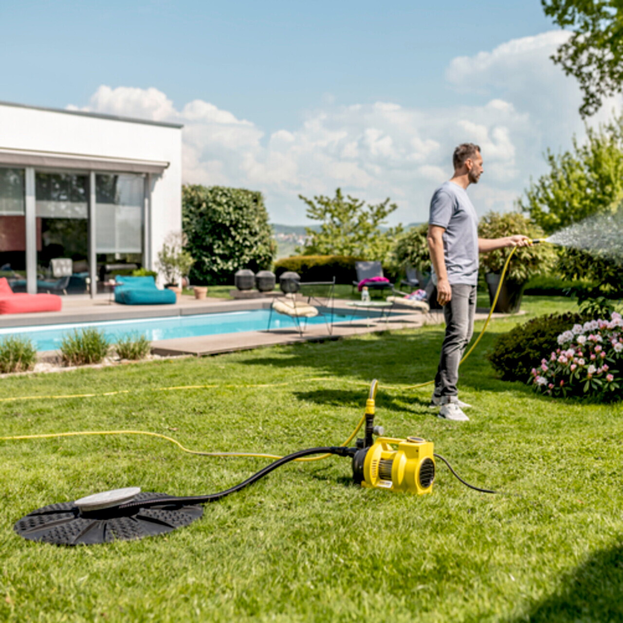 Pompa de gradina BP 5.000 Garden Set Plus, Karcher, galben — imaginea 5