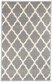 Covor Halanji, Decorino, 60x110 cm, polipropilena, gri/alb