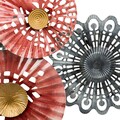 Decoratiune de perete Gladys, Creaciones Meng, 90.8x49.5 cm, metal