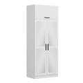 Dulap pentru haine, Minerva, Kale White, 90x235x52 cm, PAL, Alb