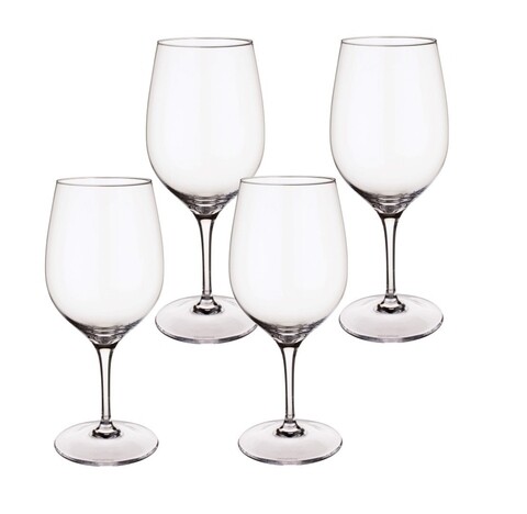 Set 4 pahare de vin rosu, Villeroy & Boch, Entree, 475 ml, sticla cristal 475