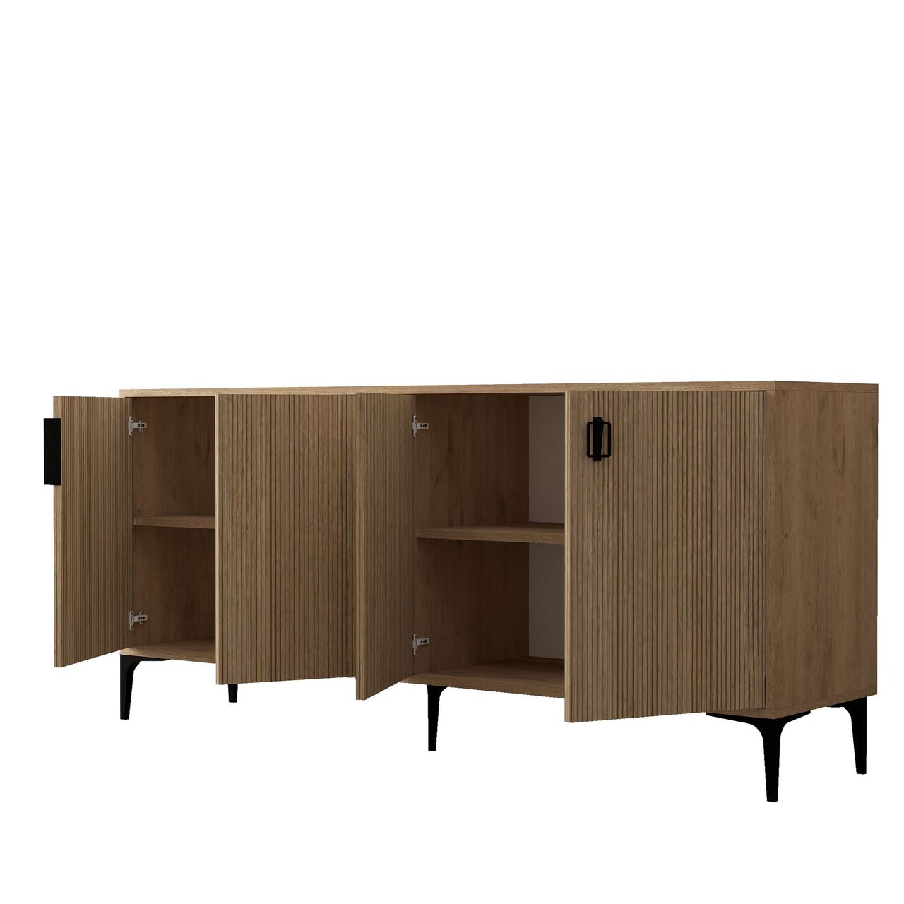 Consola, Hanah Home, 4004 Neva, 180x80.5x45 cm, PAL, Maro - view 6