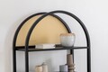 Corp biblioteca, Howard, Nala 76, 76x185x40 cm, Corp din 100% lemn de frasin, Negru