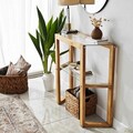 Dulap, Neostill, Trapezoid, 85x85x31 cm, Lemn masiv, Stejar