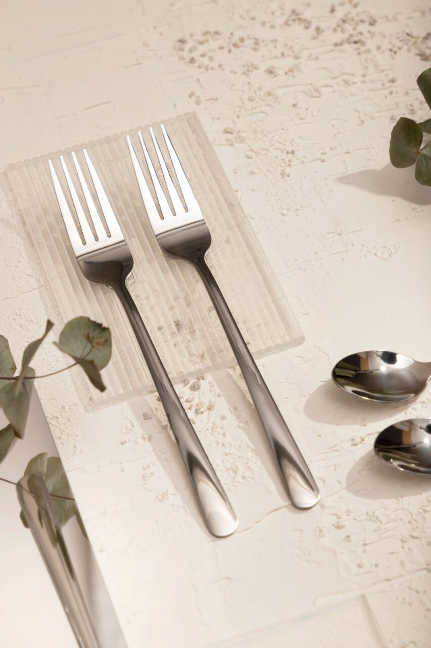 Set tacamuri 24 piese Lugano, Homla, inox 18/0, argintiu - imagine 16