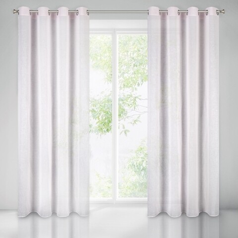 Perdea Eurofirany, Paola, 140×250 cm, poliester, roz Eurofirany