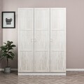 Dulap pentru haine, Minerva, Kale White, 135x190x52 cm, PAL, Alb