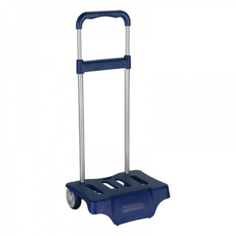Troler pentru rucsac, safta, universal, 30 x 23 x 85 cm, otel/polipropilena, bleumarin