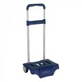 Troler pentru rucsac, Safta, Universal, 30 x 23 x 85 cm, otel/polipropilena, bleumarin