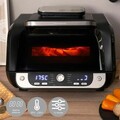 Friteuza cu aer cald cu gratar, accesorii si carte de retete InnovaGoods, Air Fryer Fryinn 12-in-1 6000, 6 L, 3400 W, negru
