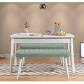 Set masa extensibila si 2 banci, Vella, Santiago 0400, PAL, Alb/Verde