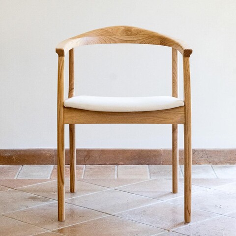 Scaun, Massive Design, Porto 829MSV3727, 40 x 49 x 68 cm, lemn de fag, maro/natur Mobilier si saltele