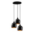 Lustra, Tatum, 584TTM1401, Metal, Negru