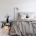 Lampadar, Emek - 4081, Tatum, 28 x 22 x 120 cm, 1 x E27, 40W, negru/aramiu antic