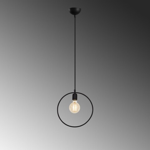 Lustra, Geonni – MR-643, Alby, 30 x 6 x 123 cm, 1 x E27, 40W, negru Alby