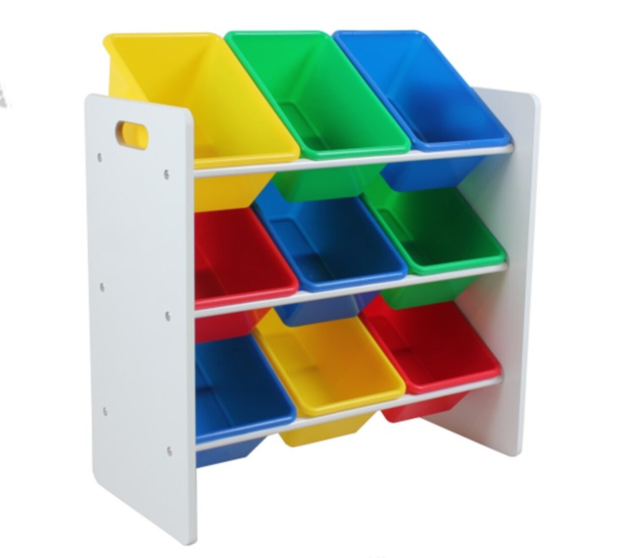 Organizator jucarii / mobilier camera copilului U-Grow, 63x30x60 cm, PAL/polipropilena, multicolor