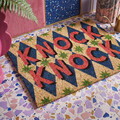 Covoras de intrare, Hatchway, 40x60 cm, COIR, Maro